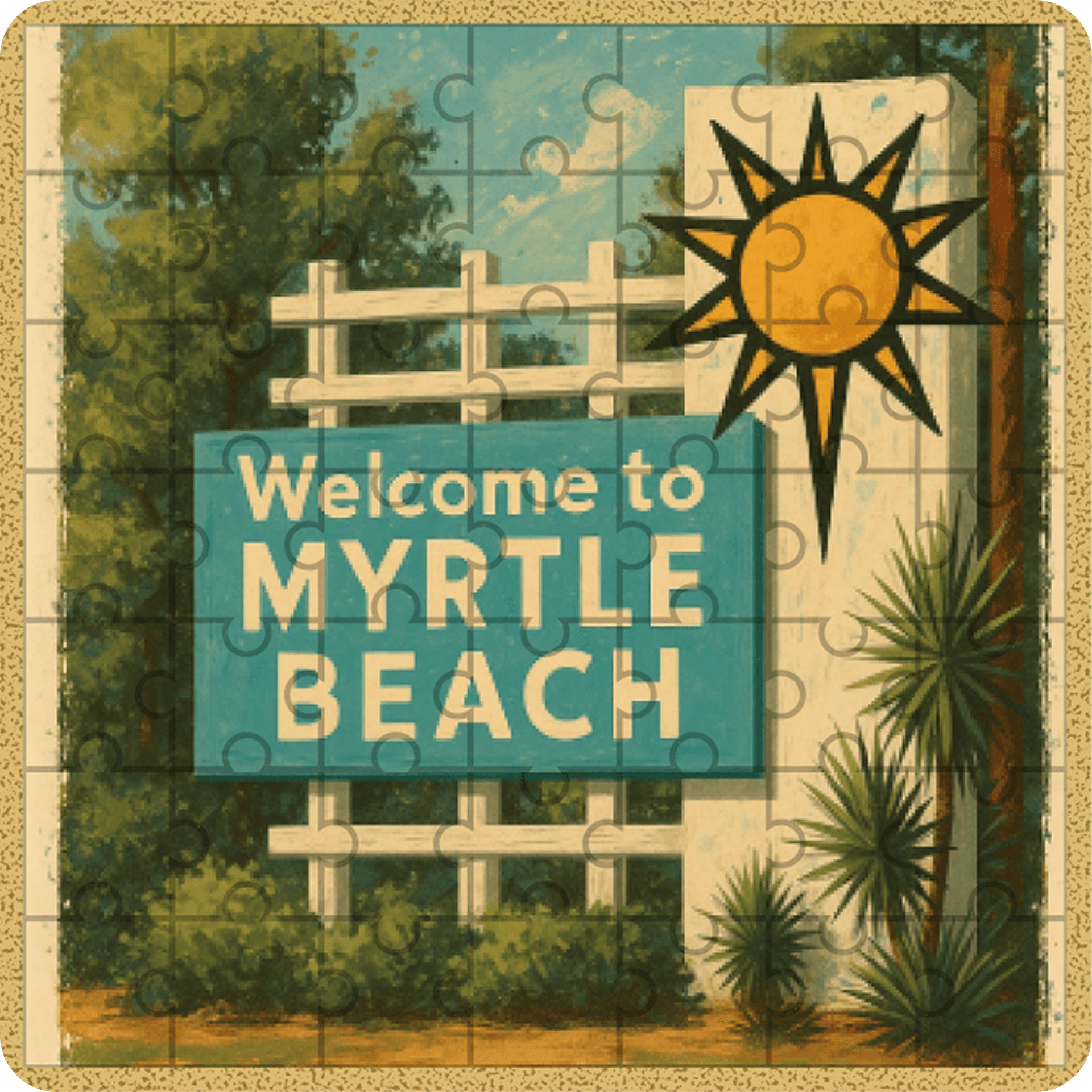 Myrtle Beach Mobile Game for Scenic Jigsaw Puzzles