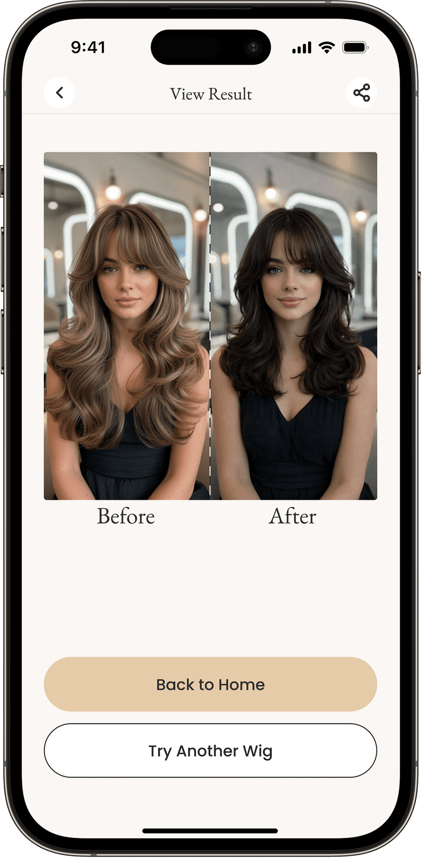 App solution mockup