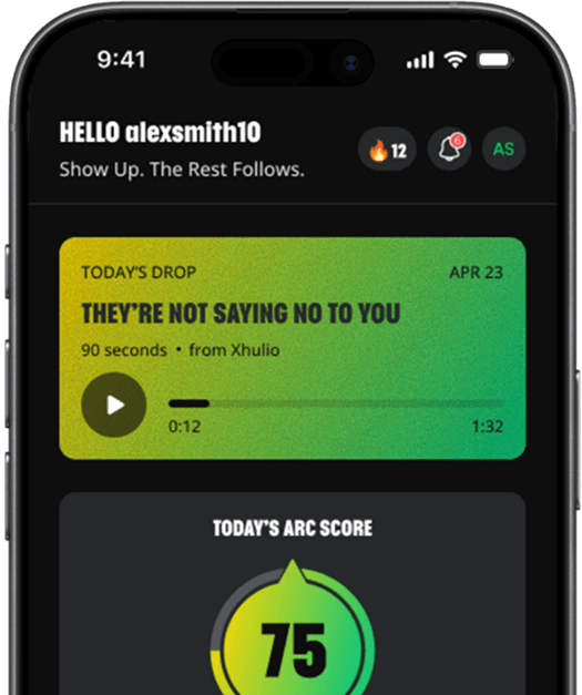 Alpha Arc mobile app case study preview - Maze Digital Alpha Arc