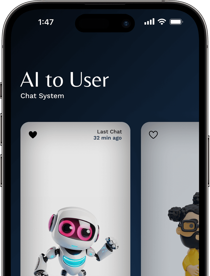 Beyond Therapy AI mobile app case study preview - Maze Digital Beyond Therapy AI case study app on phone - left view