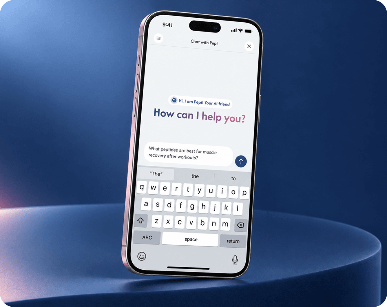 peptide app design showcase