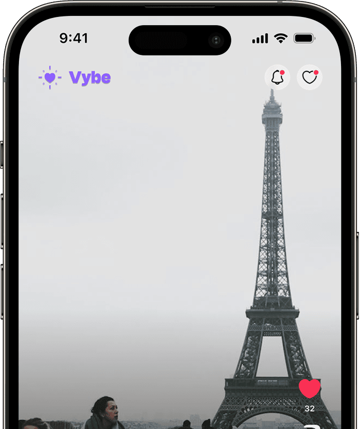 Vybe mobile app case study preview - Maze Digital Vybe