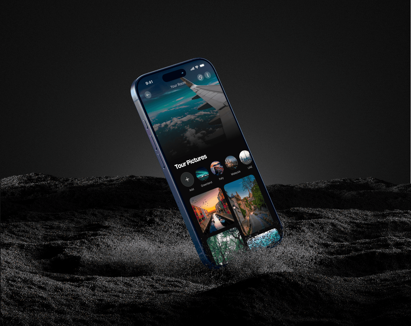 Vybe app design showcase