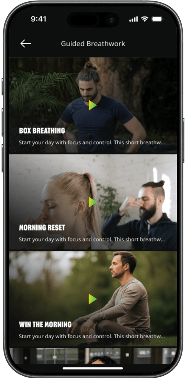 Mind & Reflection - solution mockup
