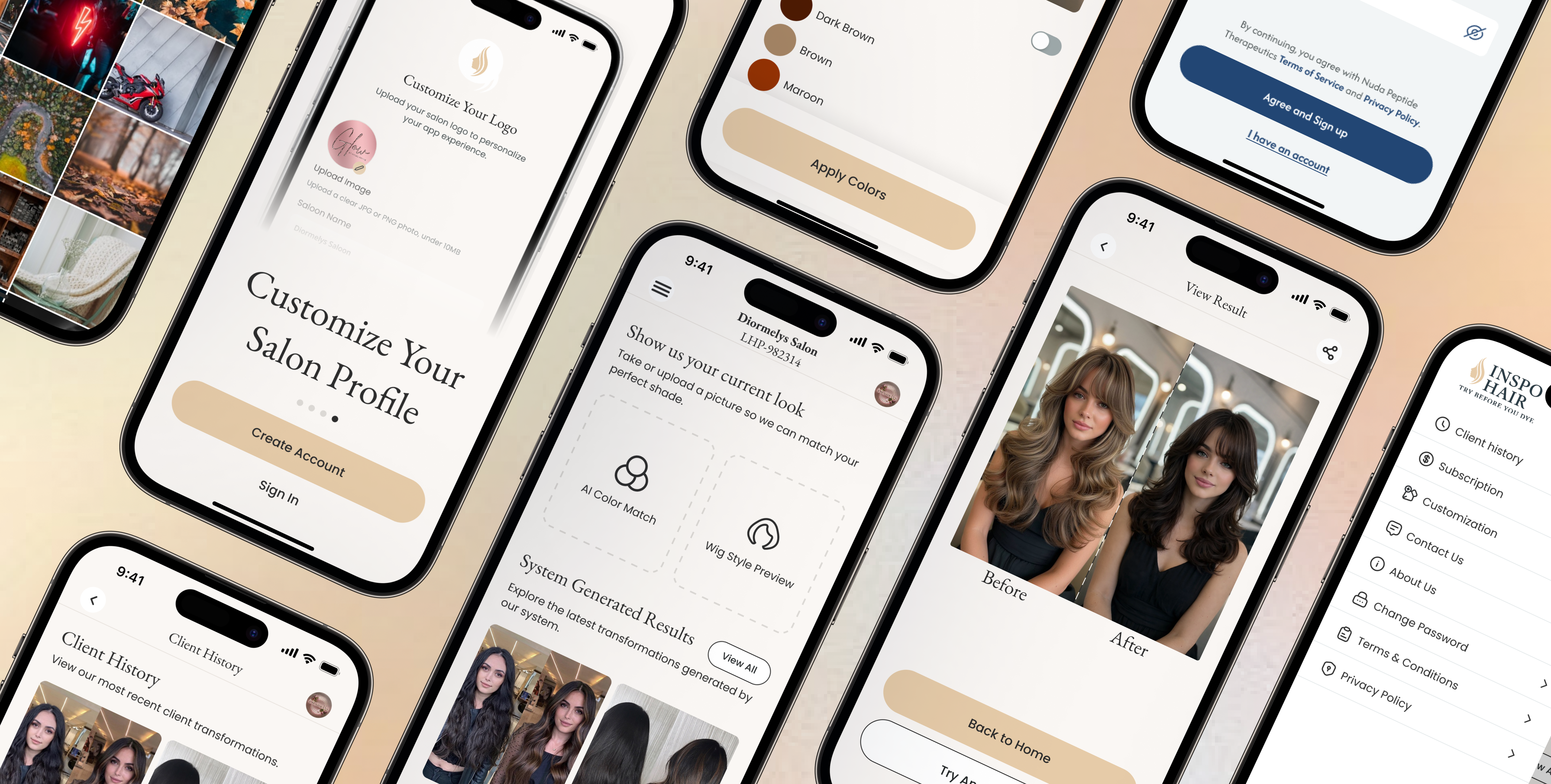 Inspo Hair Pro app showcase - Maze Digital Inspo Hair Pro app showcase
