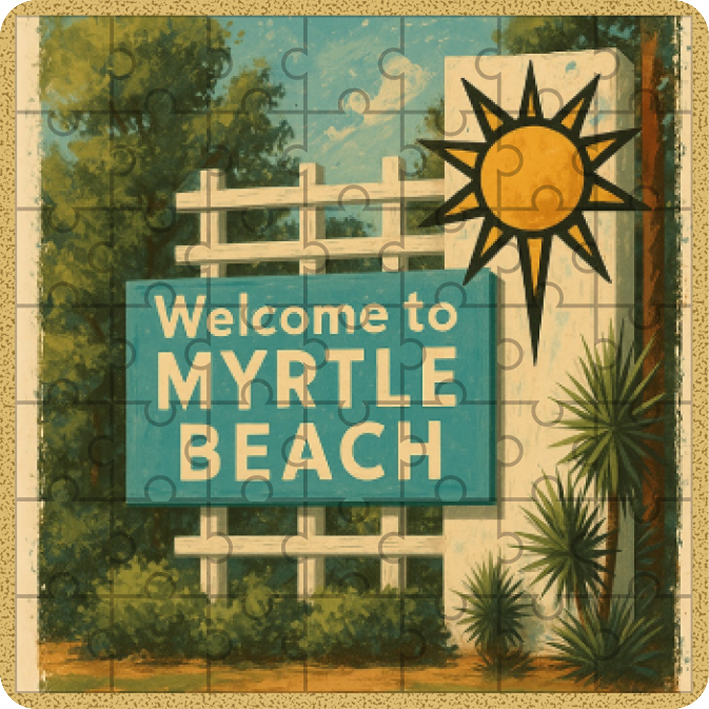 Myrtle Beach Mobile Game for Scenic Jigsaw Puzzles