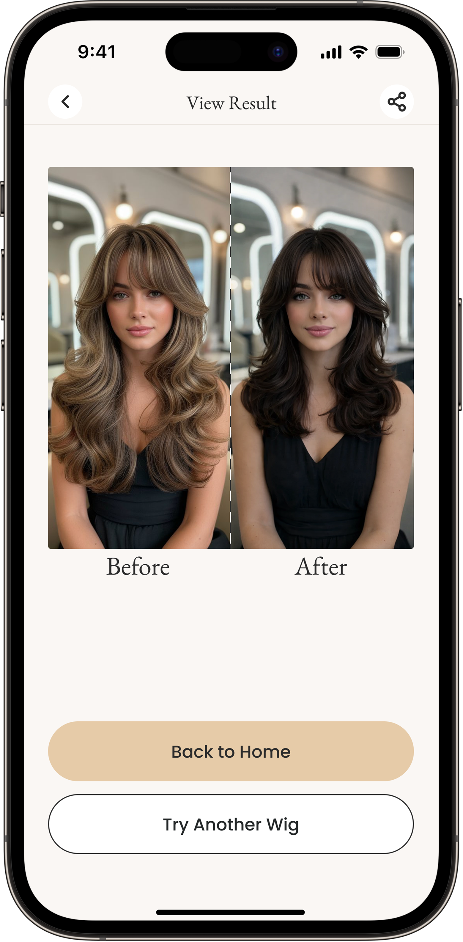 App solution mockup